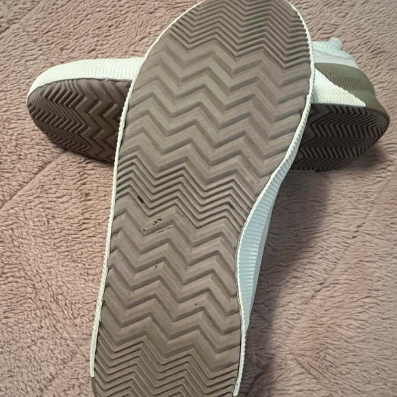 Sorel Women's Out N About Plus Lace Womens 8 shoe seasalt cream tan * no insoles - Picture 3 of 7